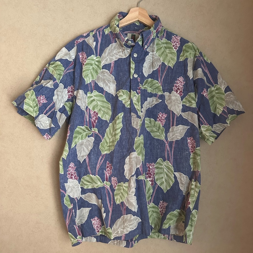 Tori Richard Authentic Hawaiian Aloha Shirt Men’s Size Medium-Made in the USA